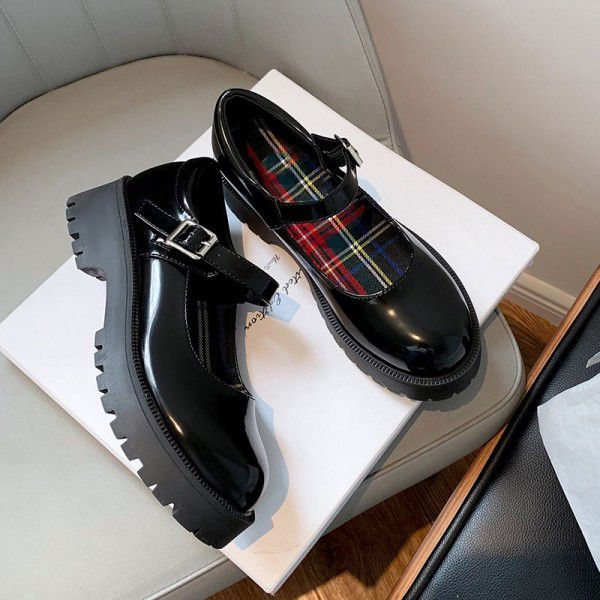 New Mary Jane Women's Shoes Thick Sole JK Uniform ...
