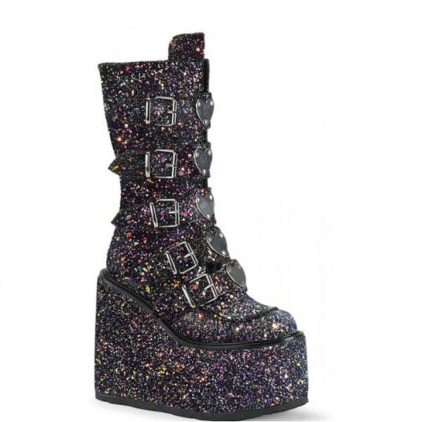 Winter New Women's Shoes Fashion Thick Sole Heart ...