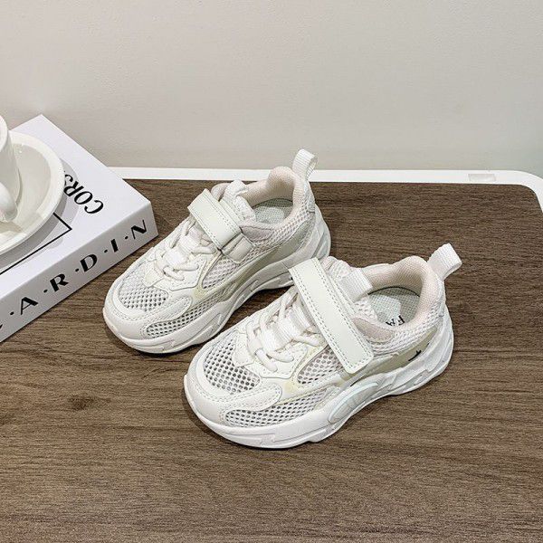 Spring and Summer New Children's Mesh Shoes for Boys Breathable Casual Dad Shoes for Big Kids 