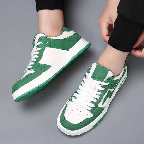 Men's Skate shoe Men's Shoes Classic Casual Versatile Black White Leather Breathable Sports Fashion Shoes Spring Autumn Summer 