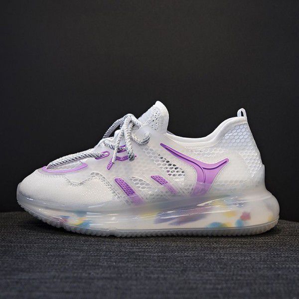 Bottom Dad Shoes Women's New Breathable Mesh Casual Sports Shoes 