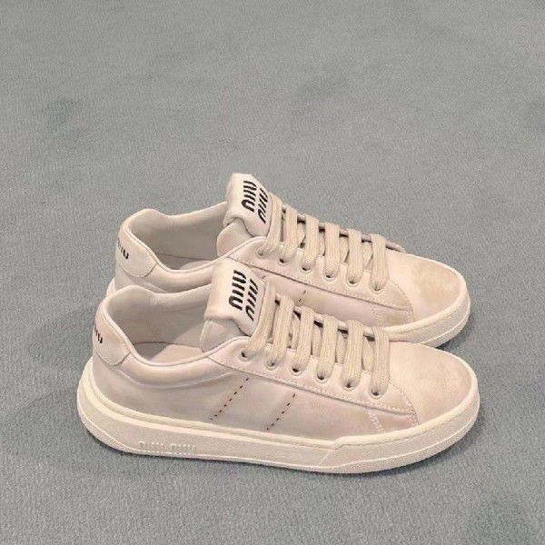 Spring New Flat Bottom Old Lace up Small White Shoes Thick Sole Increase Dirty Shoes Sports Shoes Female 