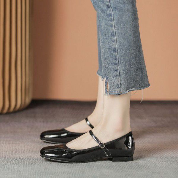 Spring flat soled women's shoes, soft soled casual women's dress, single shoe women 