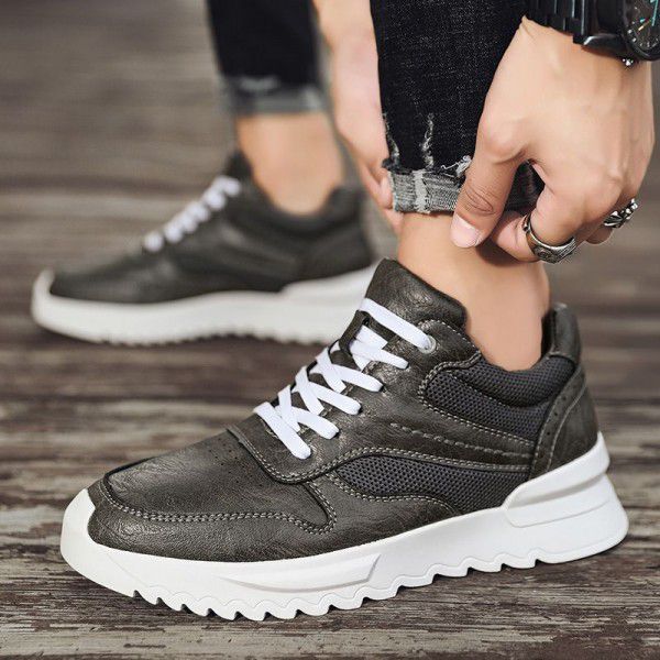 Spring Sports Casual Shoes Men's Shoes Thick Sole Fashion Trend Versatile Men's Board Shoes 