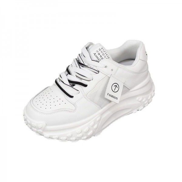 Summer style dad shoes, women's new breathable mesh thick sole, color matching, delicate and casual sports shoes 