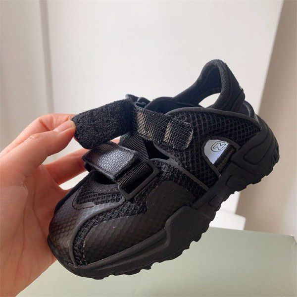 Children's shoes summer children's sports shoes mesh breathable hollow out boys' dad shoes girls' casual running shoes 