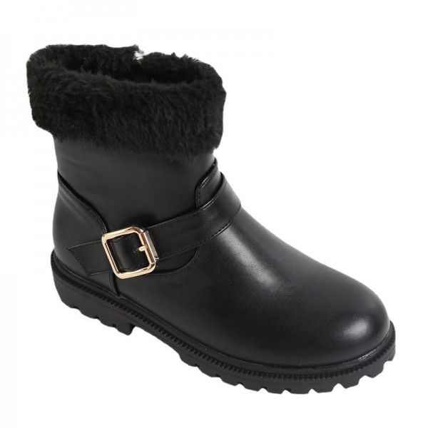 Girls' Boots New Short Boots Women's Treasure Princess Martin Boots Children's Autumn and Winter Shoes Children's Shoes Leather and Fur One Piece 
