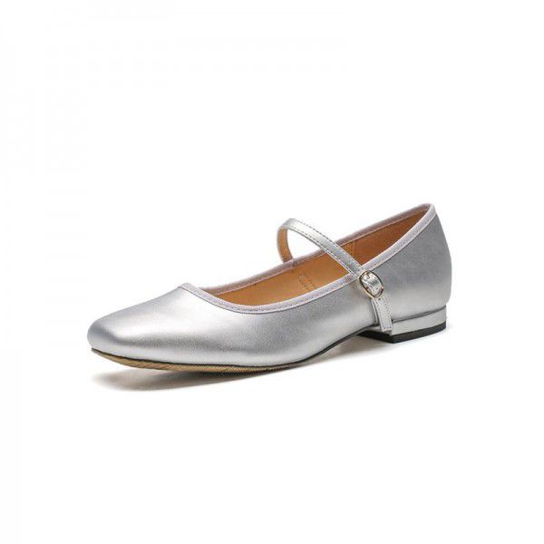 Spring flat soled women's shoes, soft soled casual women's dress, single shoe women 