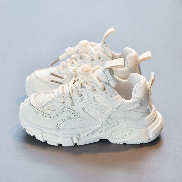 Da Tong Sports Shoes for Girls Spring New Children Dad Shoes Fashion Brand Children's Shoes for Boys Little White Shoes Spring and Autumn 