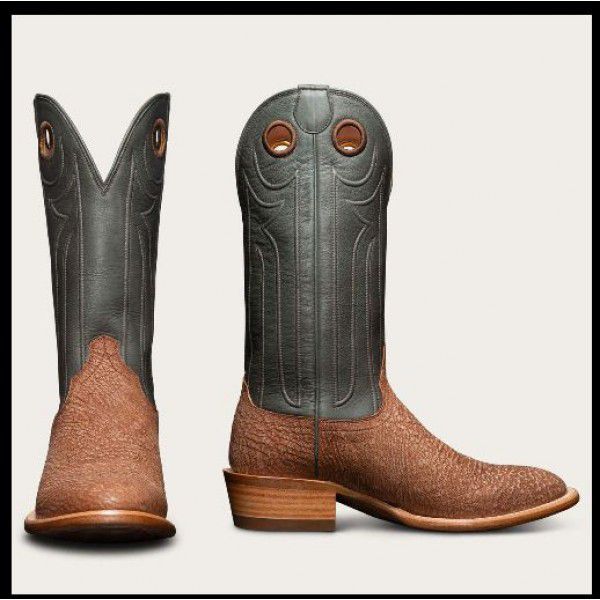 Autumn and Winter New Vintage Embroidery Thick Heel Mid Sleeve Men's Knight Boots Long Sleeve Boots Large 