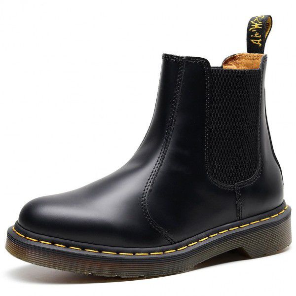 Women's genuine leather couple Martin boots Men's ...