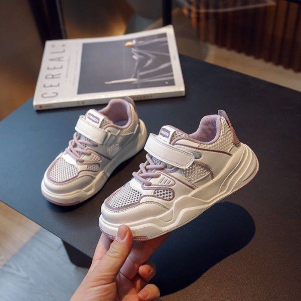 Spring New Single Mesh Breathable Quality Casual Sports Shoes for Boys and Girls 