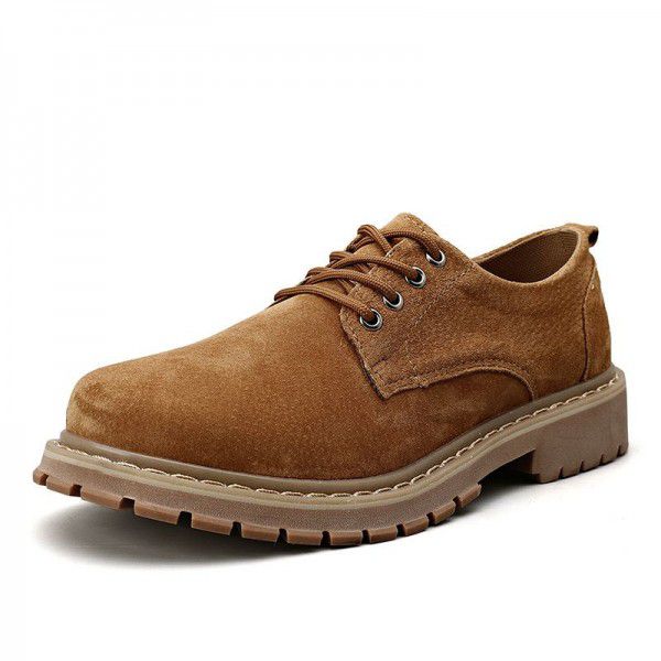 Autumn and Winter Martin Boots Men's New Shoes Low Top Men's Boots Short Boots Desert Work Boots 