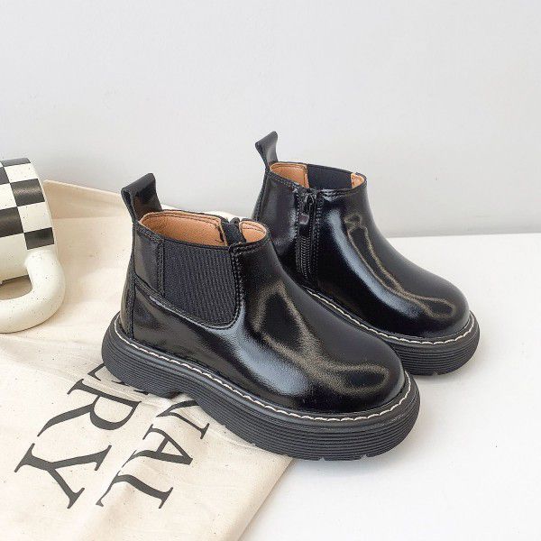 Children's Short Boots Simple Autumn New Girls' En...