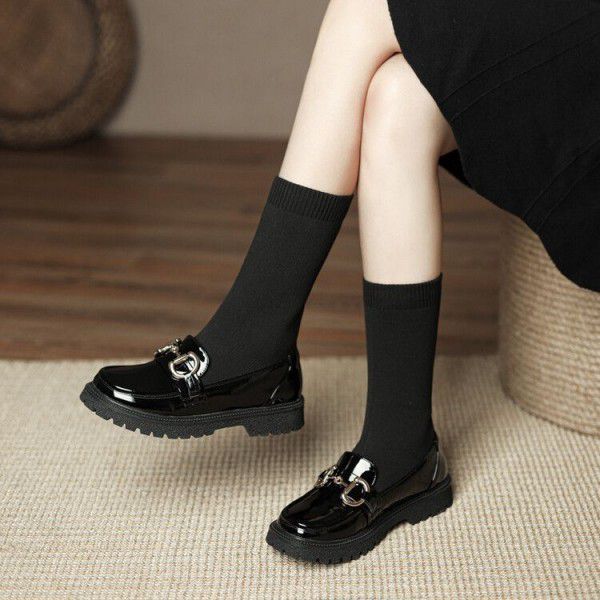 Girls' short boots, spring and autumn children's boots, big boys and little girls' princess leggings, slimming elastic boots 