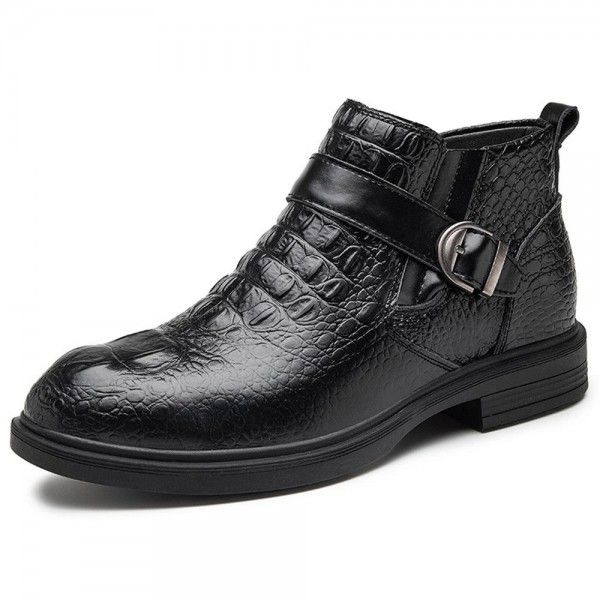 Men's leather boots and short boots 