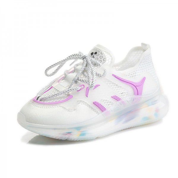 Bottom Dad Shoes Women's New Breathable Mesh Casual Sports Shoes 