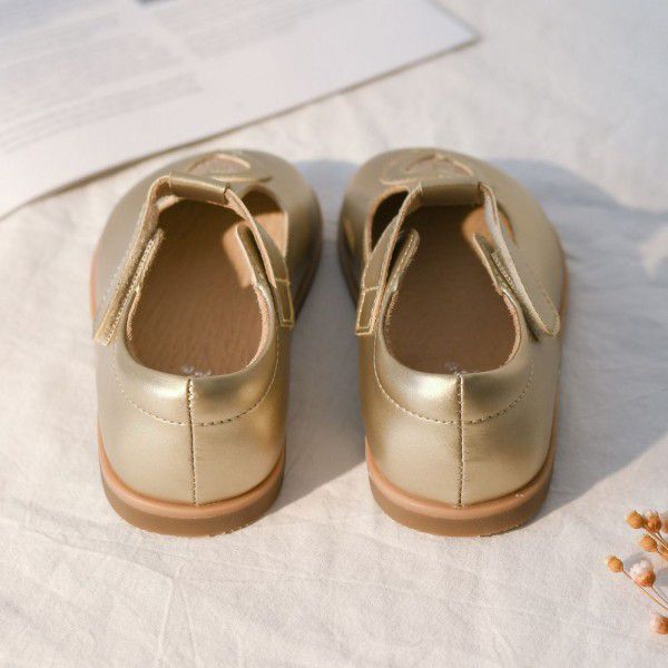 Children's shoes, autumn new children's single shoes, girls' love small leather shoes, Korean version princess shoes 