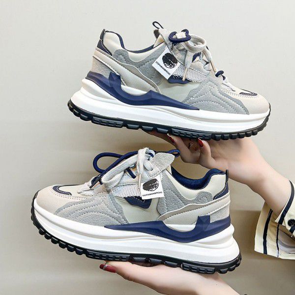 New Spring Thick Sole Increase Versatile Sports Dad Women's Shoe 