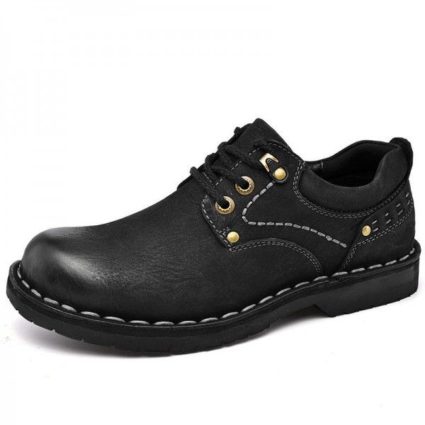 Casual shoes Men's shoes Genuine leather top layer cowhide shoes Walking shoes 