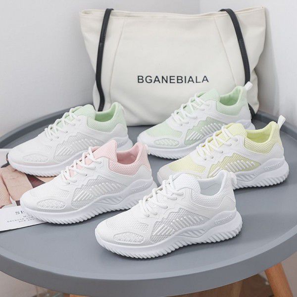 Spring and Summer New Sports Women's Shoes Running Shoes Versatile Casual Single Mesh Shoes for Women 