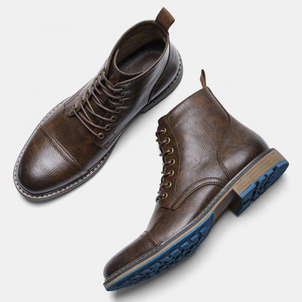 Workwear shoes for men High quality vintage vintage vintage winter Martin boots for men 