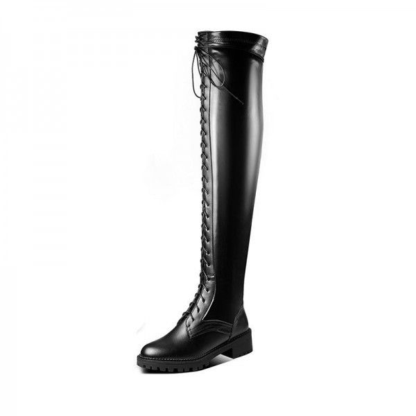 Autumn and Winter Women's Shoe Trend with Square Heels, Mid Heels, and Over Knee Heels 