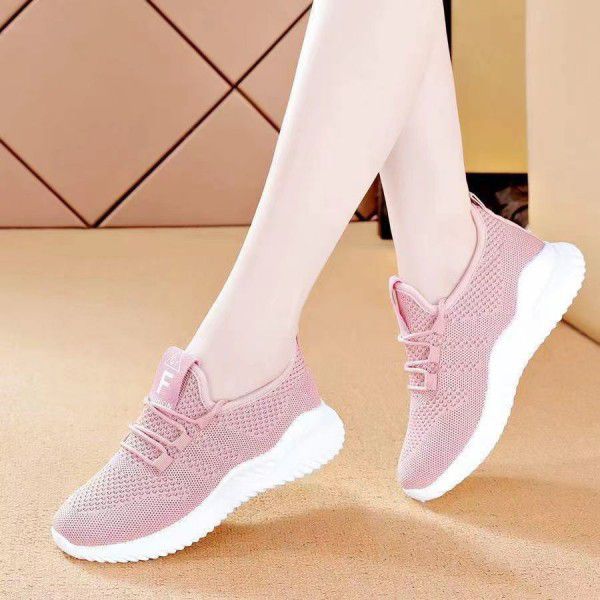 Sports shoes Women's casual lazy shoes Low top small white shoes Women's single shoes Soft soles 