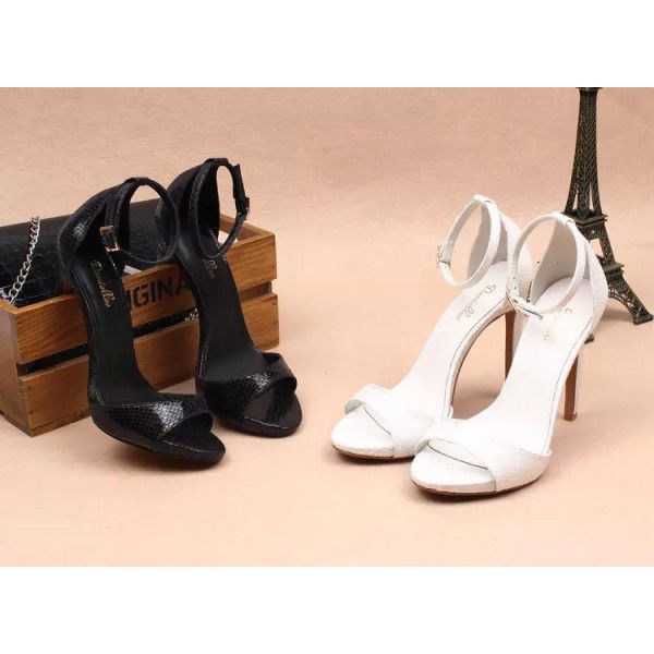 Classic Fashion Women's Slim High Heel Sandals End Sandals Women's 