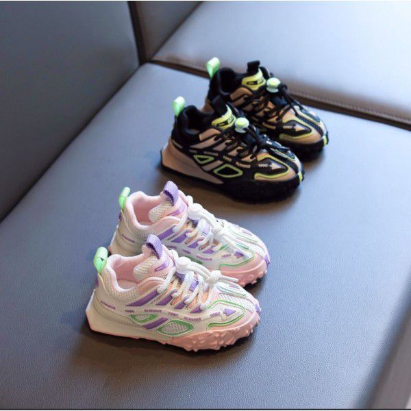Children's Sports Shoes Autumn New Mesh Breathable...