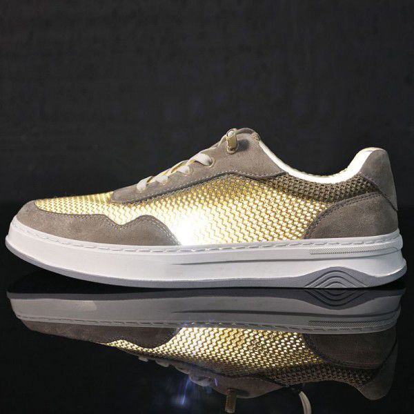 Shoes Men's Summer Mesh Shoes Breathable Hollow Mesh Shoes Quanzhou Sports Shoes Men's Fashion Casual Shoes 
