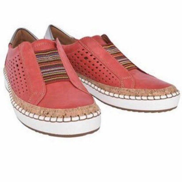 Women's shoes flat bottom color matching Slip-on shoe women's European and American thick soled casual shoes sports style single shoes women 