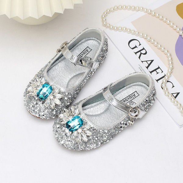 Girls' Princess Shoes Spring and Autumn New Aisha ...