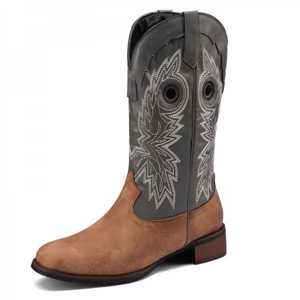Low Heel Mid Boot Men's Boots Vintage Martin 