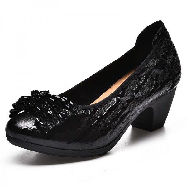 Shoes Women's Genuine Leather Work Shoes Women's B...