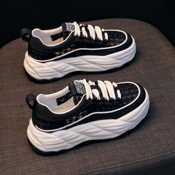 Spring and autumn new flat sole single shoes British style small leather shoes women's shoes bean shoes Slip-on shoe 