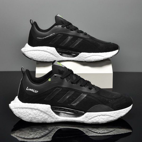 Men's casual breathable sports shoes, night running shoes, men's luminous shoes 