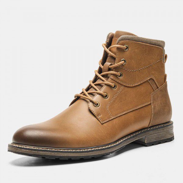 Martin boots men's outdoor work attire retro high top leather boots men's version 