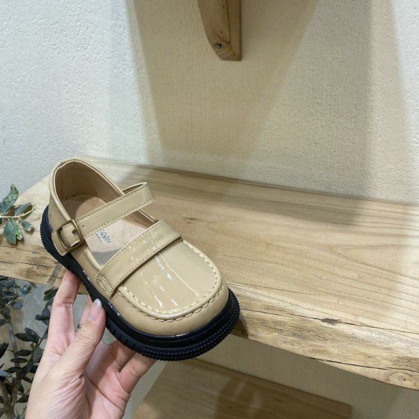 Korean Girls' Leather Shoes Spring Mary Jane Children's Shoes British Style Princess Shoes Soft Sole Single Shoes Student Shoes 