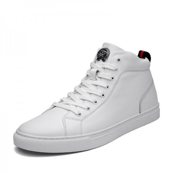Autumn and winter new men's boots with plush insul...