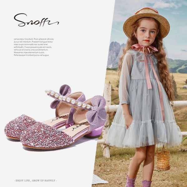 Spring New Children's Little High Heels Children's...