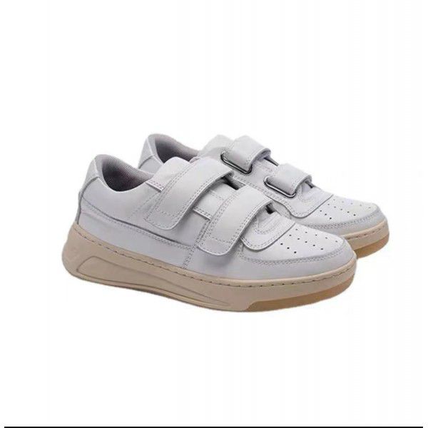 Velcro Small White Shoes Women's Thick Sole Casual Sports Board Shoe Trend 