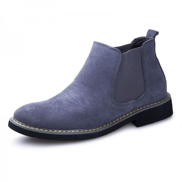 Winter men's Martin boots men's British casual desert boots work boots Chelsea short boots men's high top shoes 