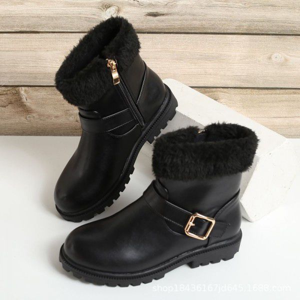 Girls' Boots New Short Boots Women's Treasure Prin...