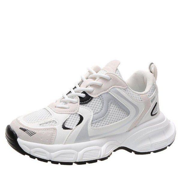 Spring and Summer New Thick Sole Elevated Running Shock Absorbing Lightweight Casual Sports Shoes 