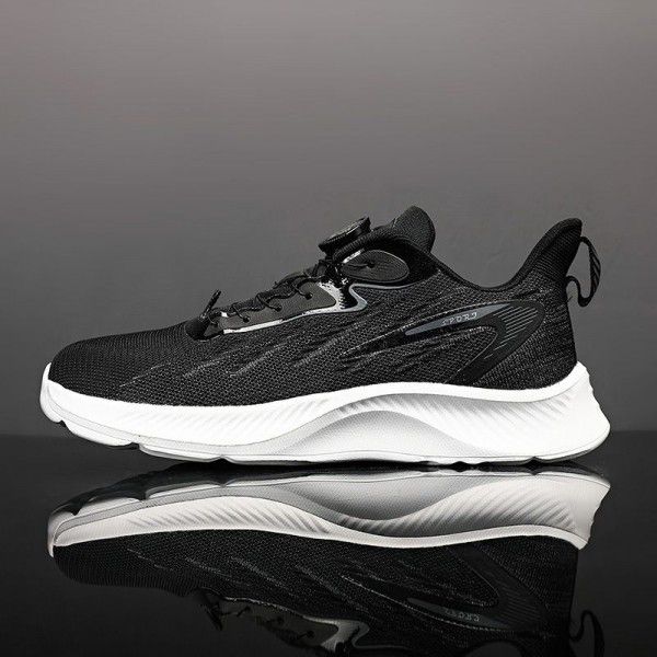 Summer New Swivel Button Sports Casual Shoes Men's Shoes Lightweight Running Shoes 