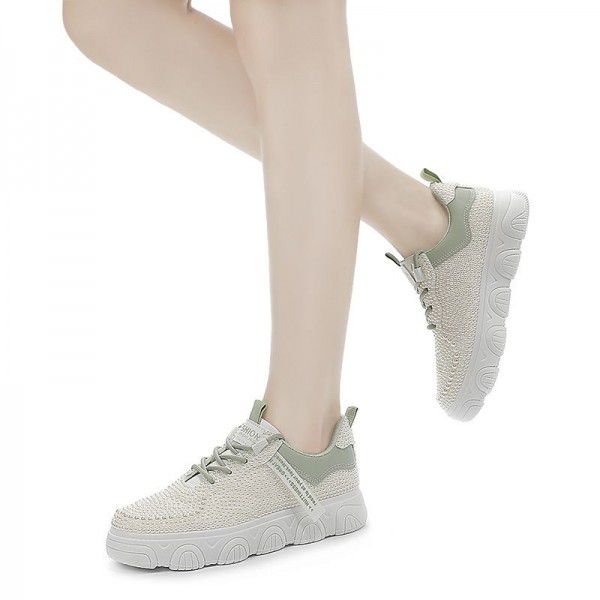 Pearl sports casual small white shoes 