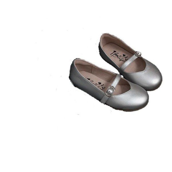 Spring style Korean version angel small leather shoes, fashionable girl soft sole boat shoes, princess single shoes 
