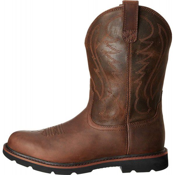 Western men's Cowboy boot Embroidery technology Retro men's boots in stock 