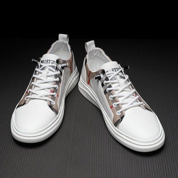 Summer New White Casual Shoes Fashion Soft Sole Soft Panel Shoe Trend 